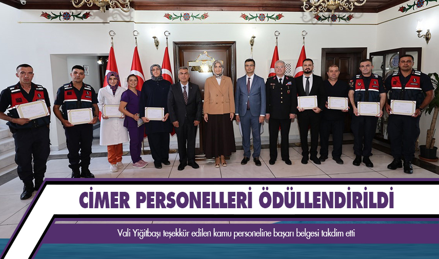 CİMER personelleri ödüllendirildi